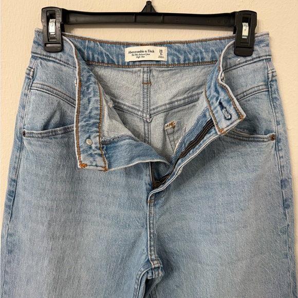 Abercrombie & Fitch Denim - Abercrombie & Fitch Sky Blue High Rise Jeans